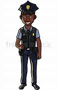 Image result for Black Police Officer Cartoon