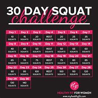 Image result for 30-Day Squat Challenge Healthy Fit for Women
