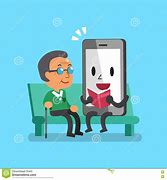 Image result for Cartoon Reading Phone