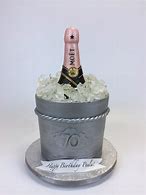 Image result for Pink Champagne Bottle Cake Topper