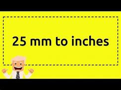 Image result for 25Mm Equals How Many Inches