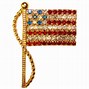 Image result for American Flag Rhinestone Brooch