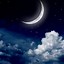 Image result for Moon Inside a Galaxy Art