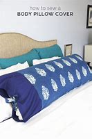 Image result for How to Sew a Body Pillow Case