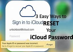 Image result for How to Reset Your iCloud Password