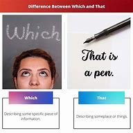 Image result for Difference Between Which and That