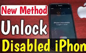 Image result for How to Unlock a Disabled iPhone 5