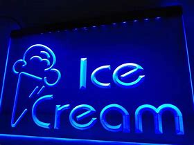 Image result for Ice Cream LED Sign