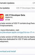 Image result for iOS 17 Developer Beta