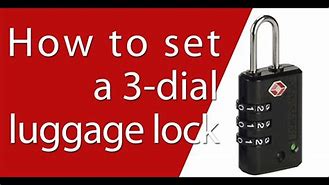 Image result for Crack a Combination Luggage Lock