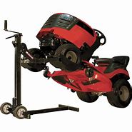 Image result for Lifted Lawn Mower