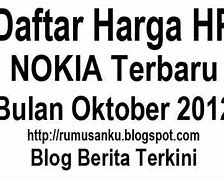 Image result for Daftar Harga HP Nokia Indonesia