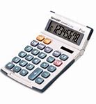 Image result for Sharp Paper Calculator Plug in Type