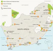 Image result for South Africa Tourist Map