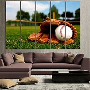 Image result for Baseball Wall Art