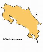Image result for Costa Rica Country Shape