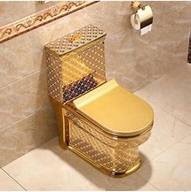 Image result for 24K Gold Toilet