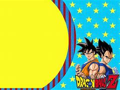 Image result for Dragon Ball Z Invitations