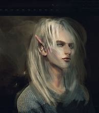Image result for Albino Elf Art Red Eyes
