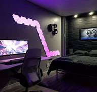 Image result for Gaming Room Bed Setup