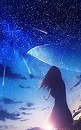 Image result for Anime Girl Galaxy Sky