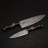 Image result for Damacus Knives French Chef Set