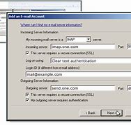 Image result for Live Mail Server Settings