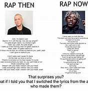 Image result for Rappers Then Vs. Now Meme