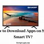 Image result for Sharp Smart TV App Store