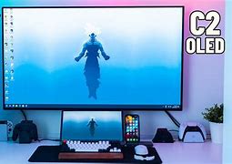 Image result for PC Gaming Setup with 48 Inch LG EVO OLED