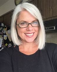 Image result for Glass Frames for Women with Grey Hair