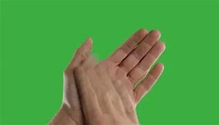 Image result for Greenscreen Hand Slap
