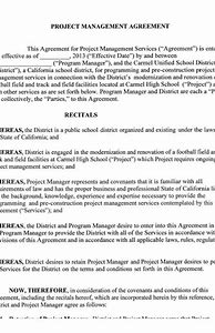 Image result for Project Management Contract