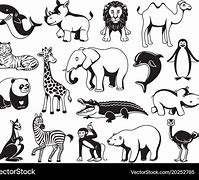 Image result for Animal Pictures Clip Art Black and White