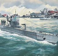 Image result for German WW2 U-boats Paintings