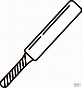 Image result for Cricket Bat Coloring Pages