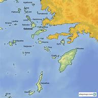 Image result for Dodecanese Islands Map Knidos