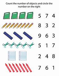 Image result for Preschool Math Sheets