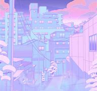 Image result for Pastel Anime City Background