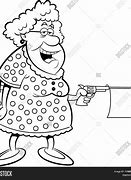Image result for Crazy Old Lady Cartoon