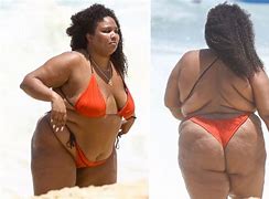 Image result for Lizzo Swimsuit Weight Loss