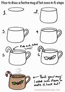 Image result for How to Draw a Mug of Hot Chocolate