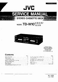 Image result for JVC TD W106 Service Manual