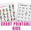 Image result for Printable Charts for Kids Boys