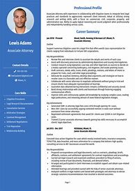 Image result for Attorney Resume Examples