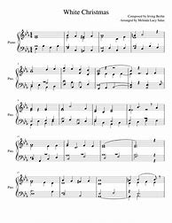 Image result for White Christmas Piano Sheet Music