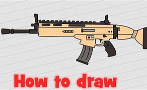 Image result for Fortnite Weapons Drawings