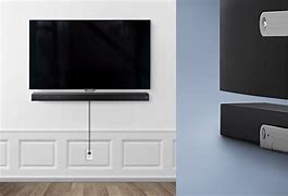 Image result for Wall Mounted Samsung TV with Sound Bar