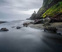 Image result for Black Sand Beach New Zealand