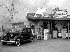 Image result for Vintage Gas Station Car